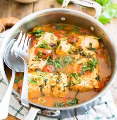 Poached Fish in Tomato Sauce 5