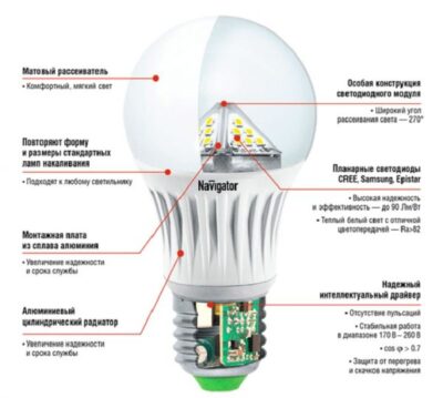 The structure of the light bulb1
