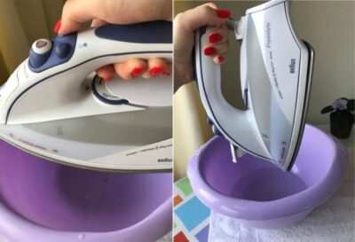 Как избавится от нагара и накипи в утюге всего за пару минут
