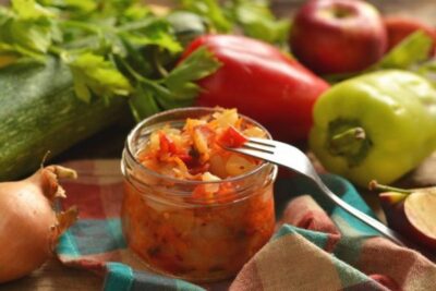 Самое вкусное и необычное овощное рагу с яблоками на зиму. Полезное овощное соте для всей семьи!