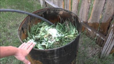 Жидкий компост своими руками из травы с водой в бочке. Как сделать правильно?