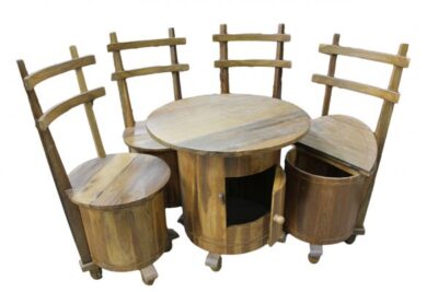 Компект мебели "Бочки" (стол-бар + 4 стула), цена 30 000 грн., купить в  Киеве — Prom.ua (ID#984577973)